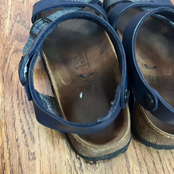 Birkis by Birkenstock Navy Sandals, 6 - Picture 3 of 6
